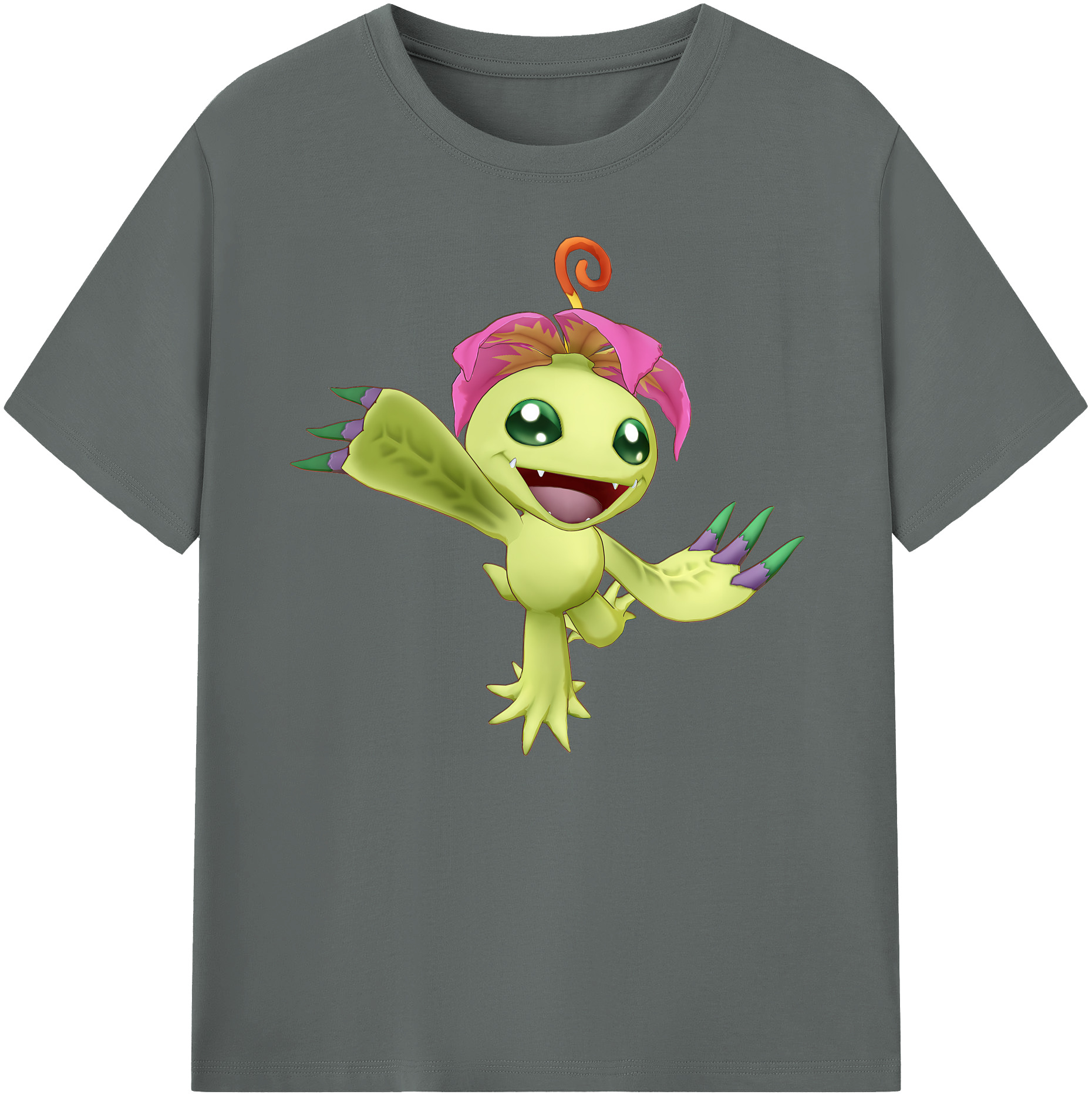 （画像用） Digimon デジタルモンスター/デジモン 綿100％ メンズ半袖Tシャツ｜肌触りやわらか＆通気性